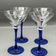 Set of 4 Luminarc cocktail glasses made in France