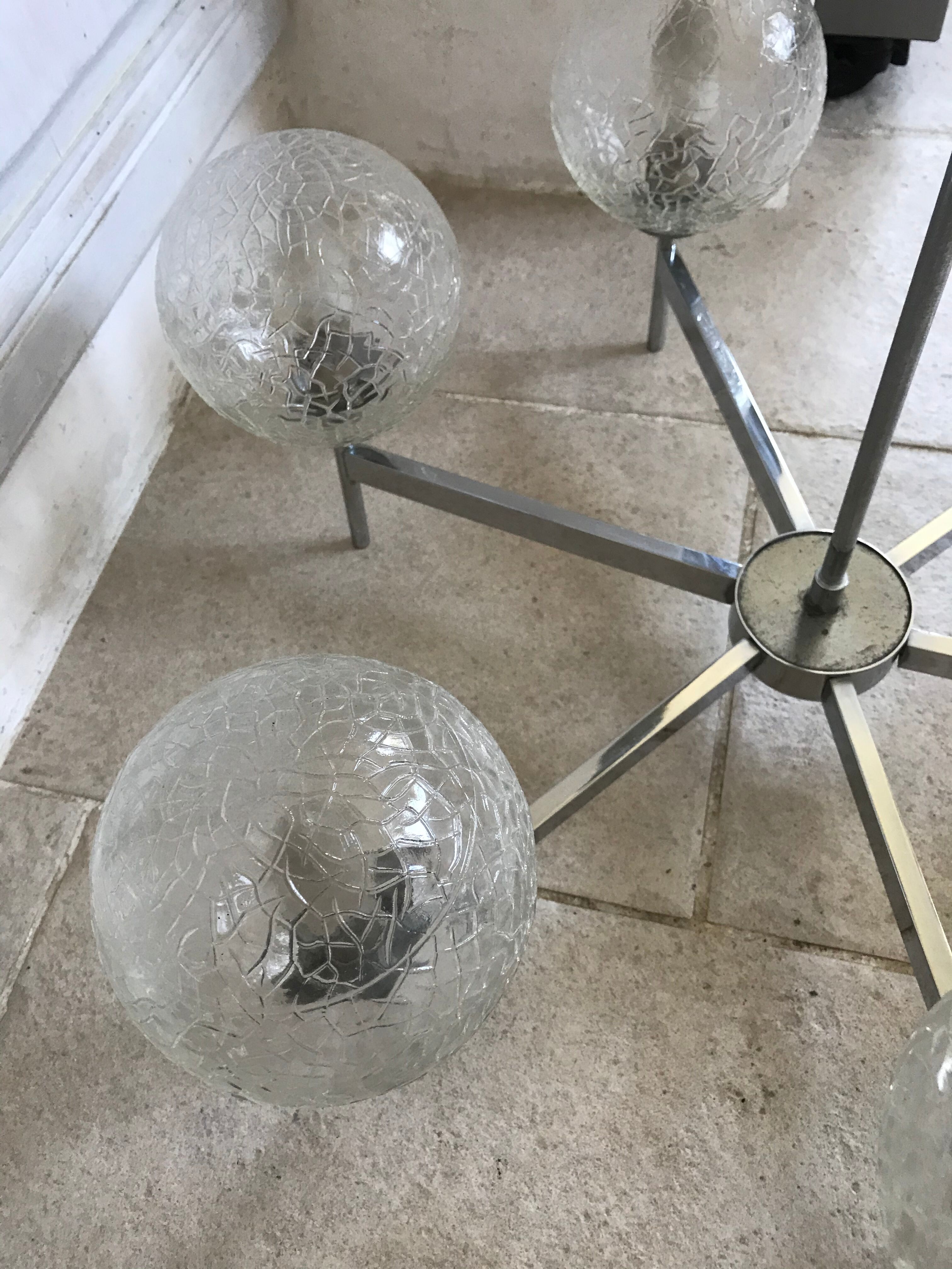 Sputnik Lustre 6 vintage lights