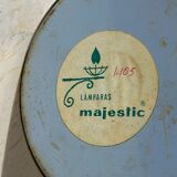 Pair of mcm chromed lamps