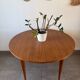 Vintage teak round table