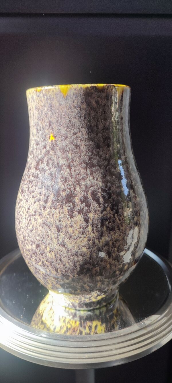 Vase balustre Accolay KC tête de taureau n°5