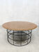 Tabourets et table basse vintage design danois en fil verner panton