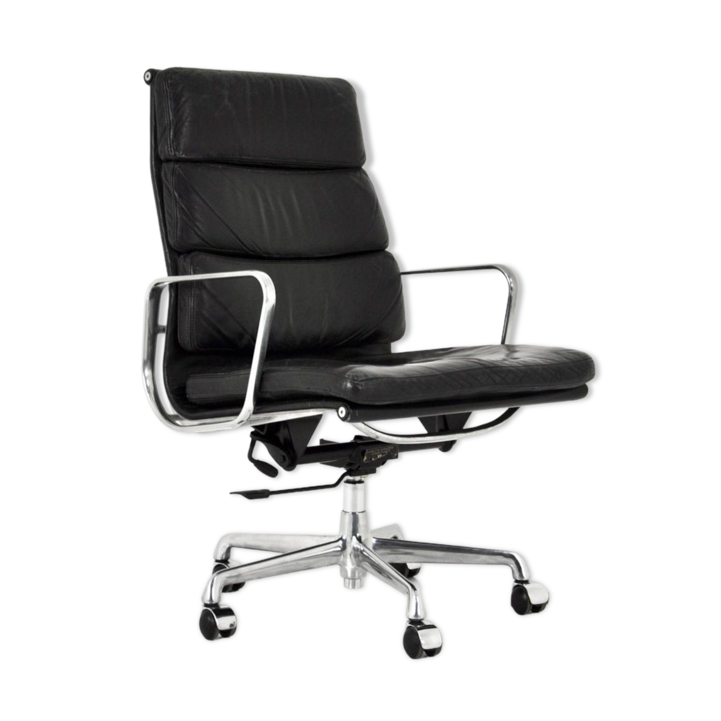 Ea 216 Soft Pad office chair by Charles & Ray Eames for ICF, 1970s