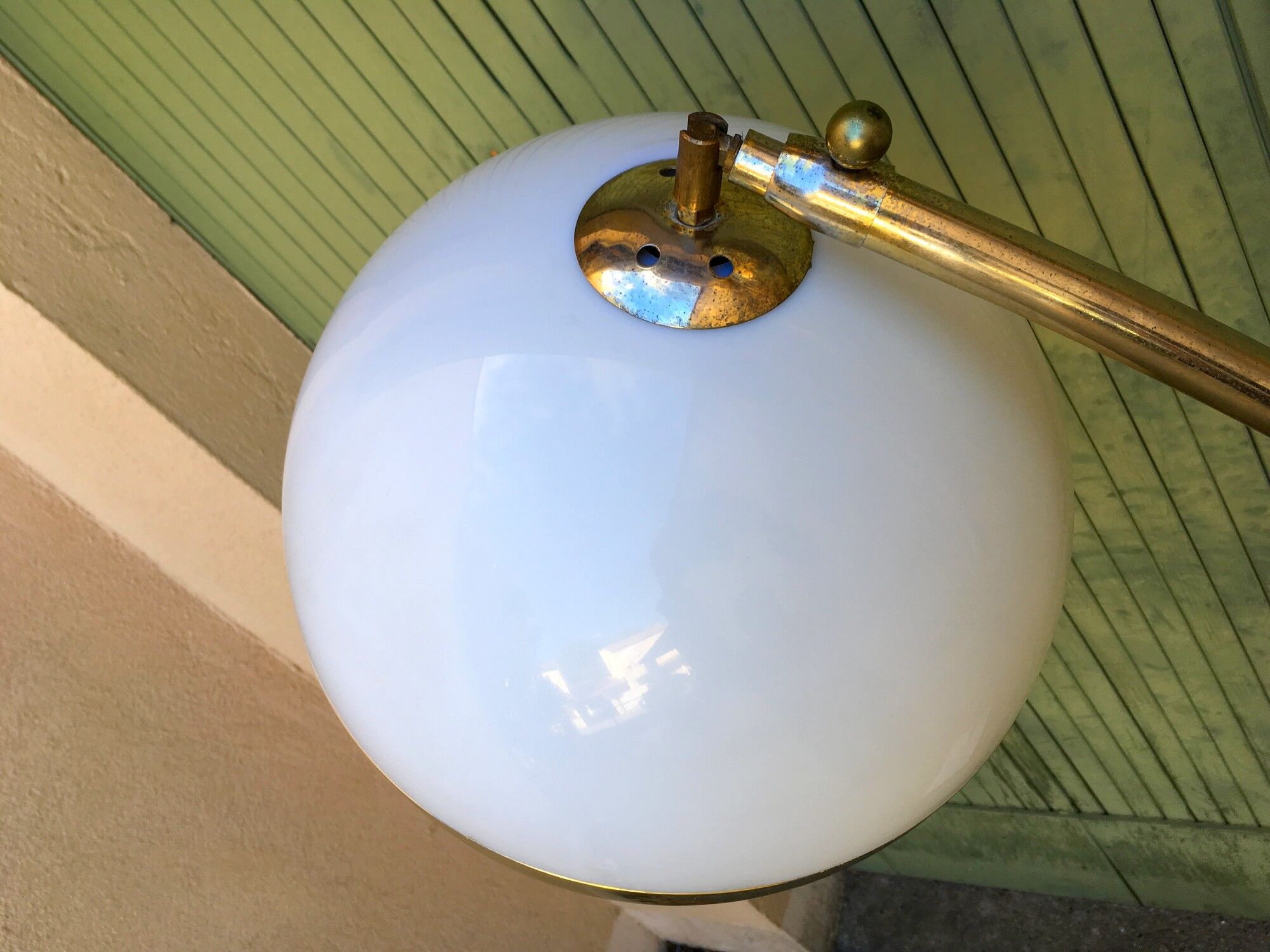 Lampadaire arc télescopique vintage années 70