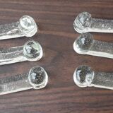 6 bubble glass knife rests