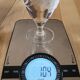 6 small vintage engraved glass stemware