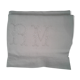 Old Lin Drap. Monogram embroidered and opened R M and 3 lines day