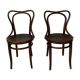 Paire de chaises bistrot n°55 J&J Kohn