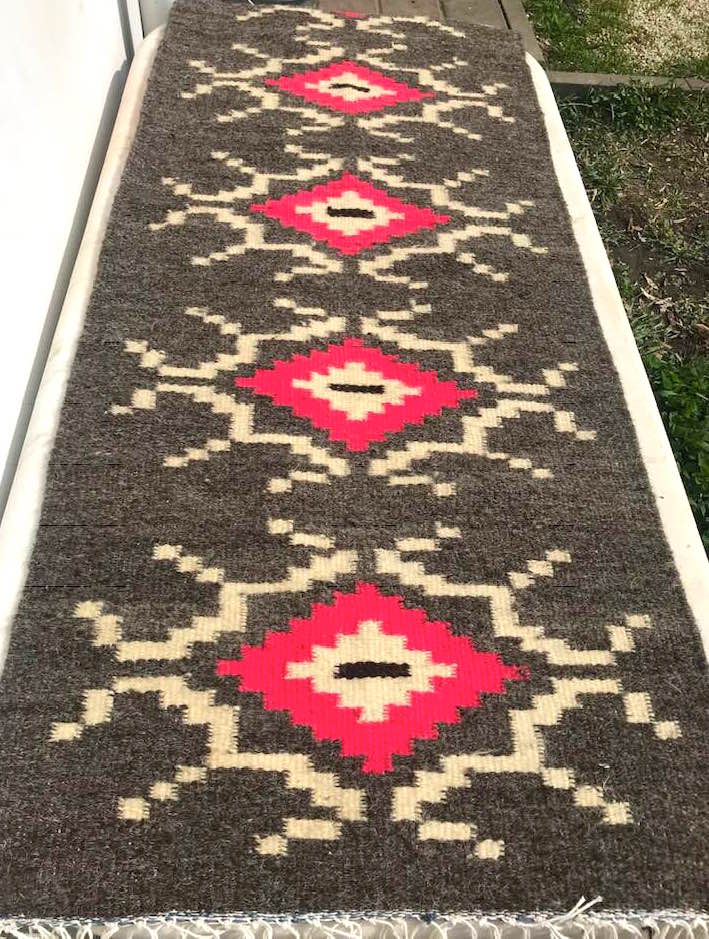 Handmade wool carpet kilim 160x60cm