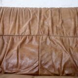 Sofa by Michel Ducaroy, leather, 1978. Model Dianthus. Edited by Ligne Roset.