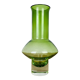 Vase scandinave verre Riihimaki vert