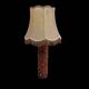 Rouleau d'imprimerie monté en lampe