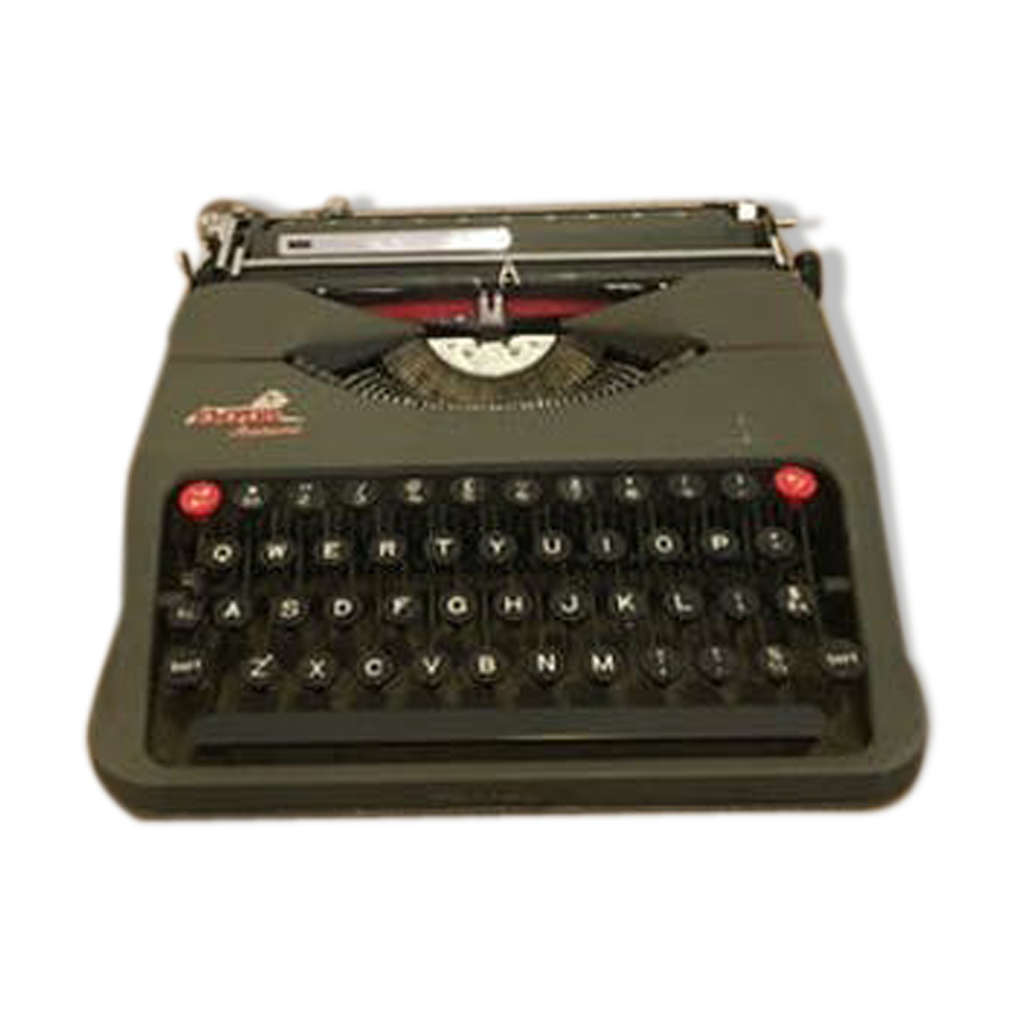 Old-typewriter Empire Aristocrat gray