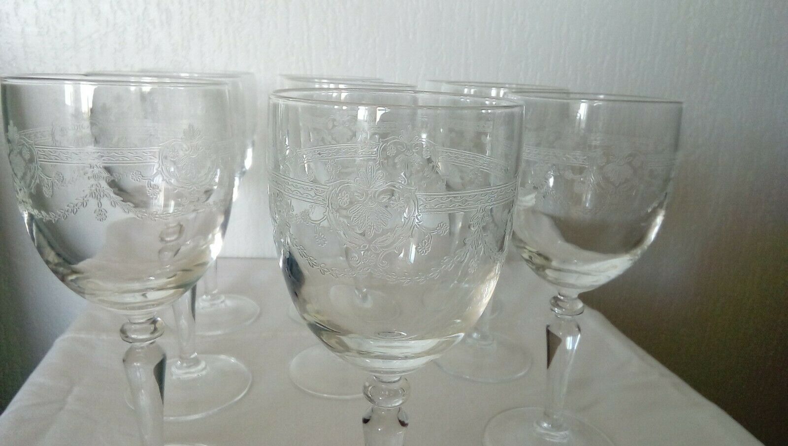Verres à vin en cristal d'Arques