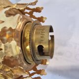 Pair of wall lamps gilded bronze art deco style louis XIV