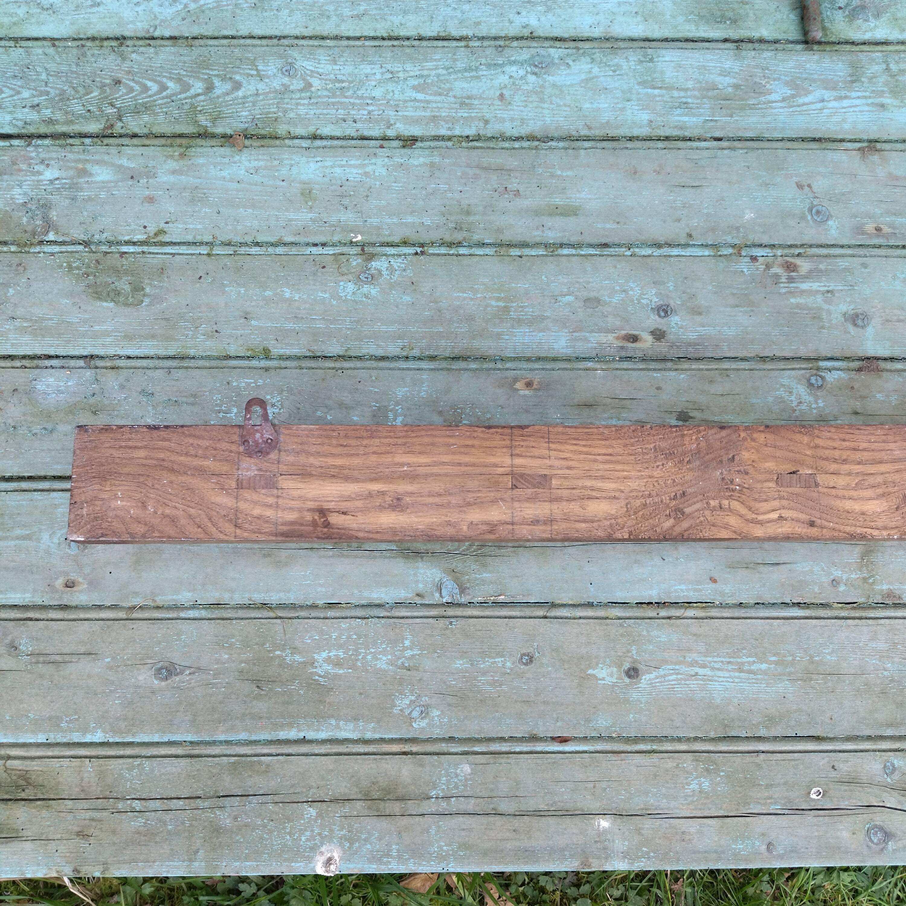 Coat rack raw wood 50s