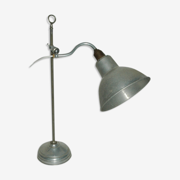 Art-deco articulated lamp nickel-copper aluminum