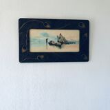 Table old fisherman's boats