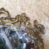 Mirror hectic gilded wood 122x110cm