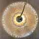 Suspension abat-jour vintage en verre