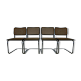 4 chairs by Marcel Breuer model Cesca