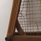 Vintage tennis racket with holding frame