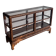 Lacquered console shelf "Faux Tortoiseshell" — Chinoiserie style