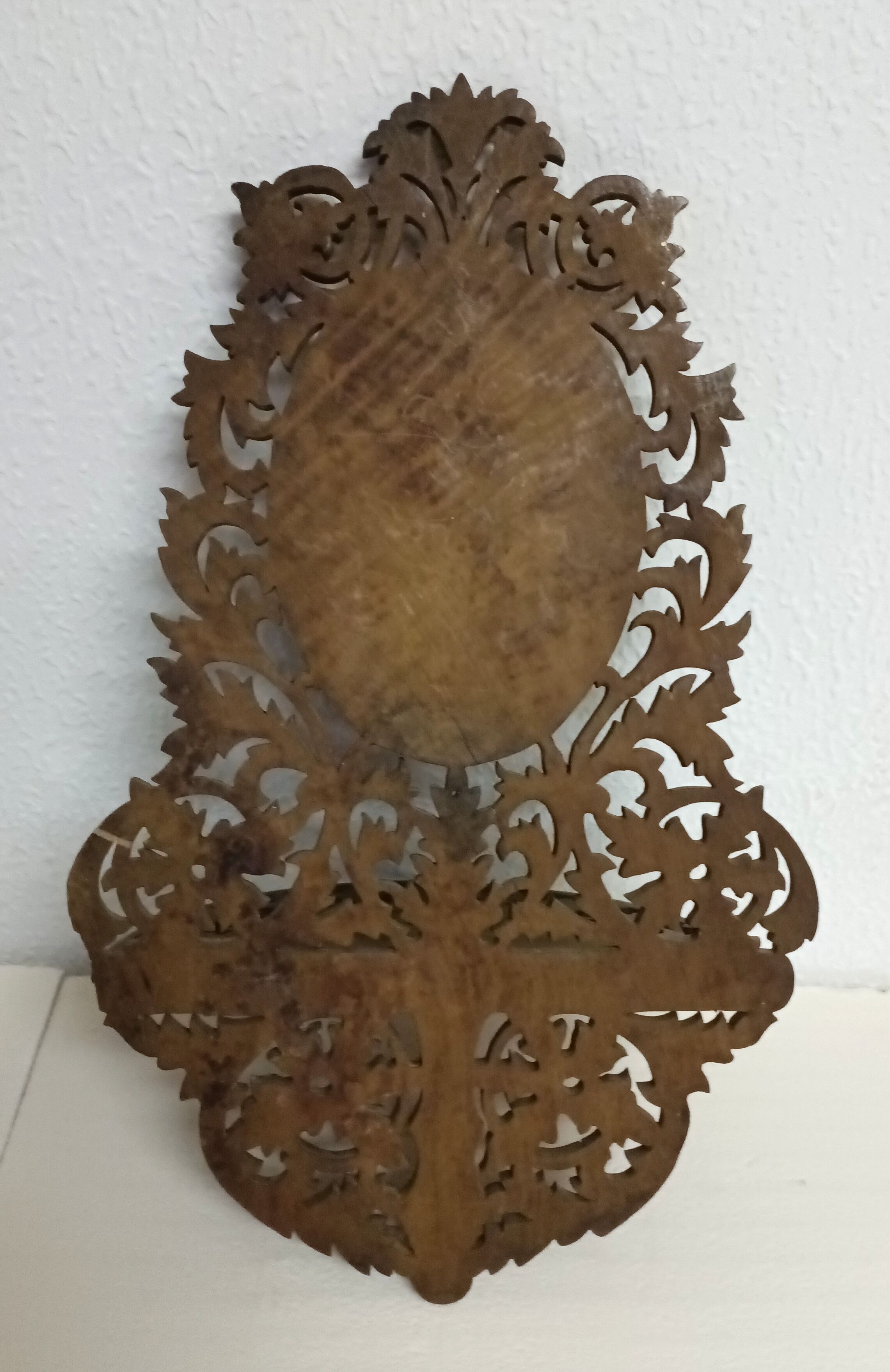 Openwork wood shelf articulated marquetry of Sorrento XIX century