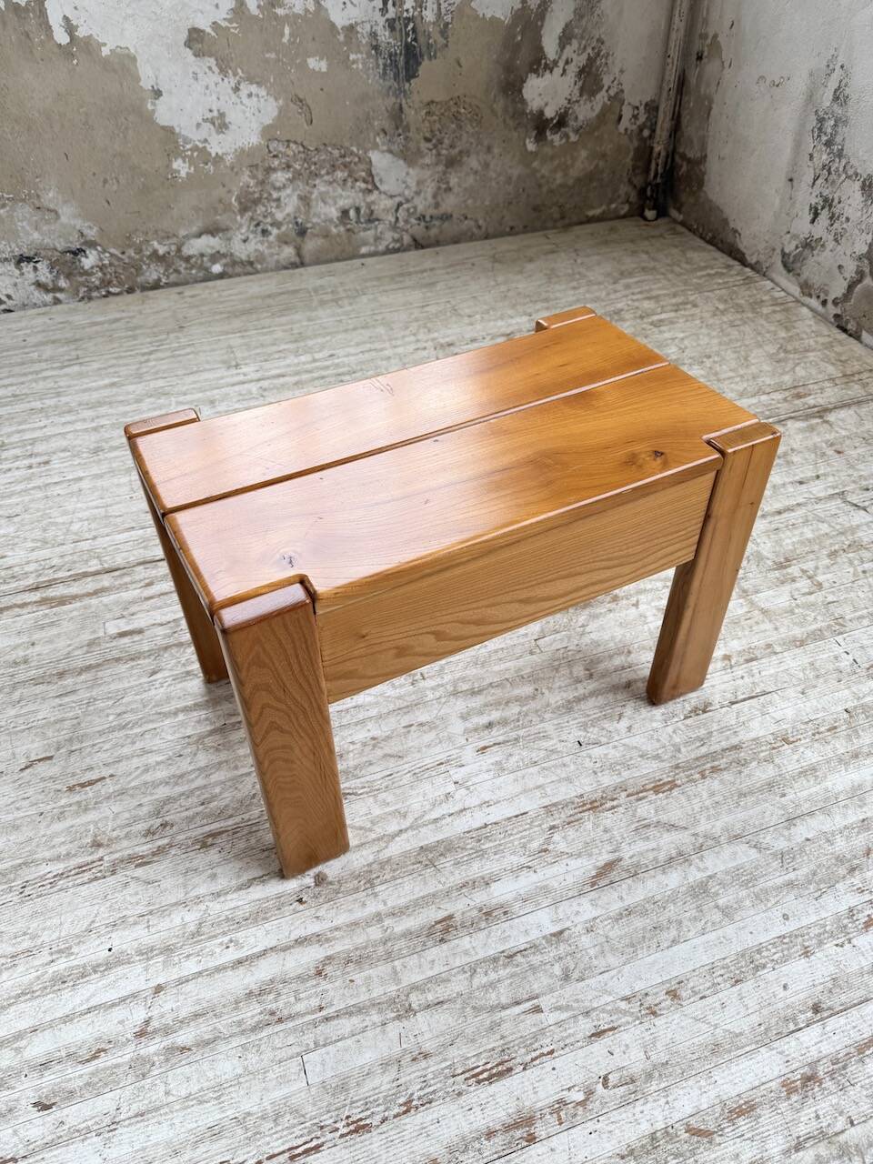 Solid elm bedside table Maison Regain