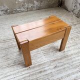 Solid elm bedside table Maison Regain
