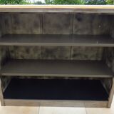 Industrial low metal furniture goes everywhere with wood top