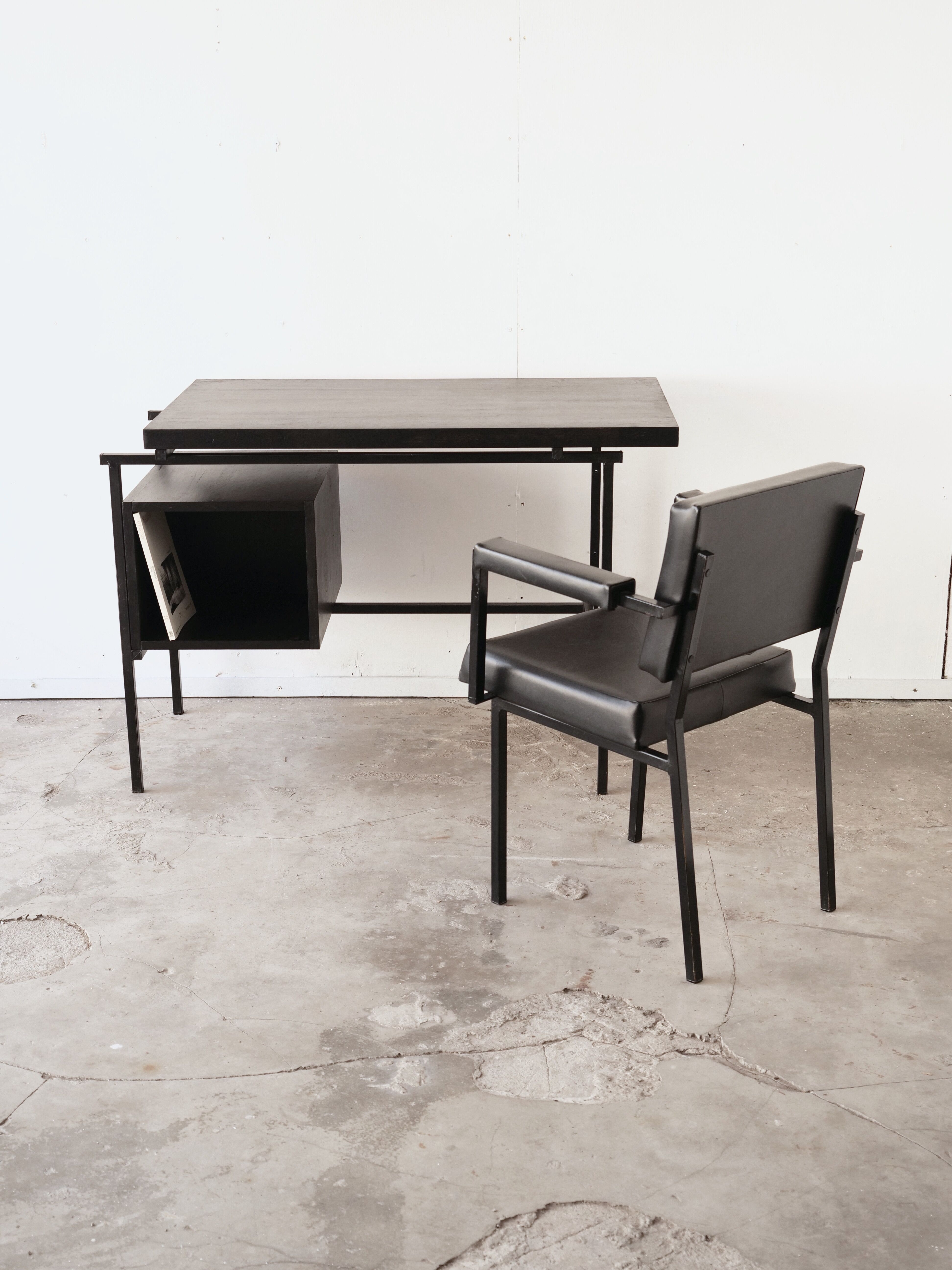 Modernist desk with chair