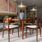 Set of 6 Teak chairs by Harry Østergaard Model 58