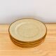 Lot of 5 speckled Tulowice dessert plates