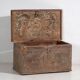 Antique solid wood chest (1830s) #34