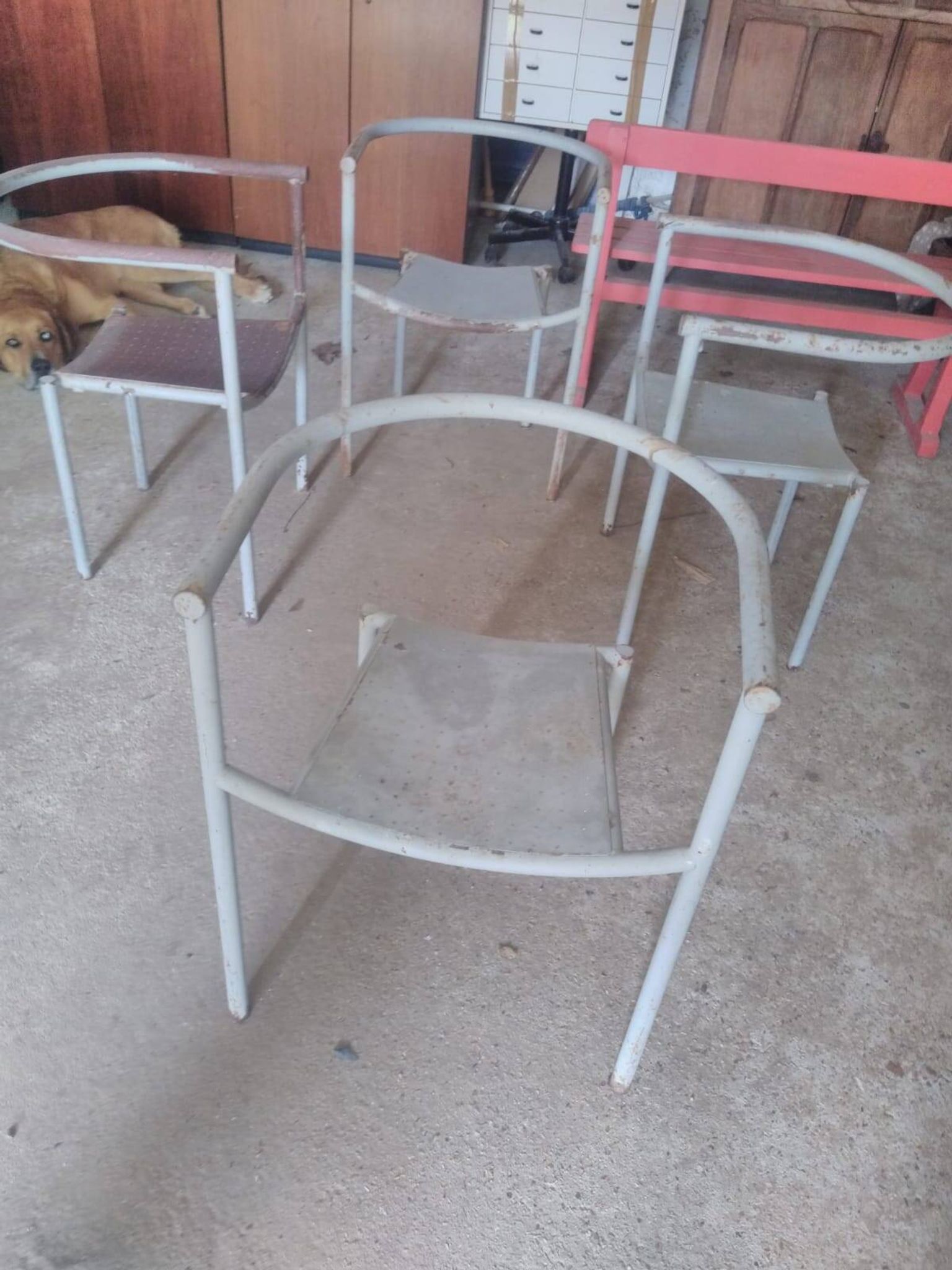 4 Von Vogelsang chairs by Philippe Starck