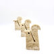 Family of 3 squirrels bookends in travertine fratelli Mannelli