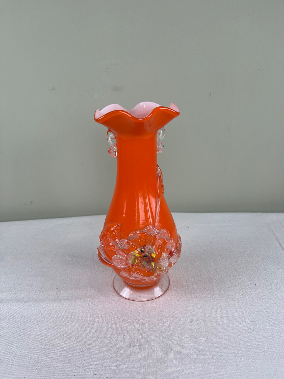 Blown glass vase from Murano