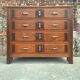 Large Art Deco chest of drawers, vintage antique furniture.