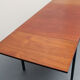Table à manger extensible des années 1960 en teck et métal