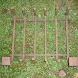 Wrought iron log door