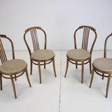 Ensemble de quatre chaises de salle à manger par TON, 1994