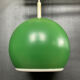 Suspension EyeBall vintage en métal vert