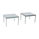 Paire de tables basse/bouts de canapé par Florence KNOLL