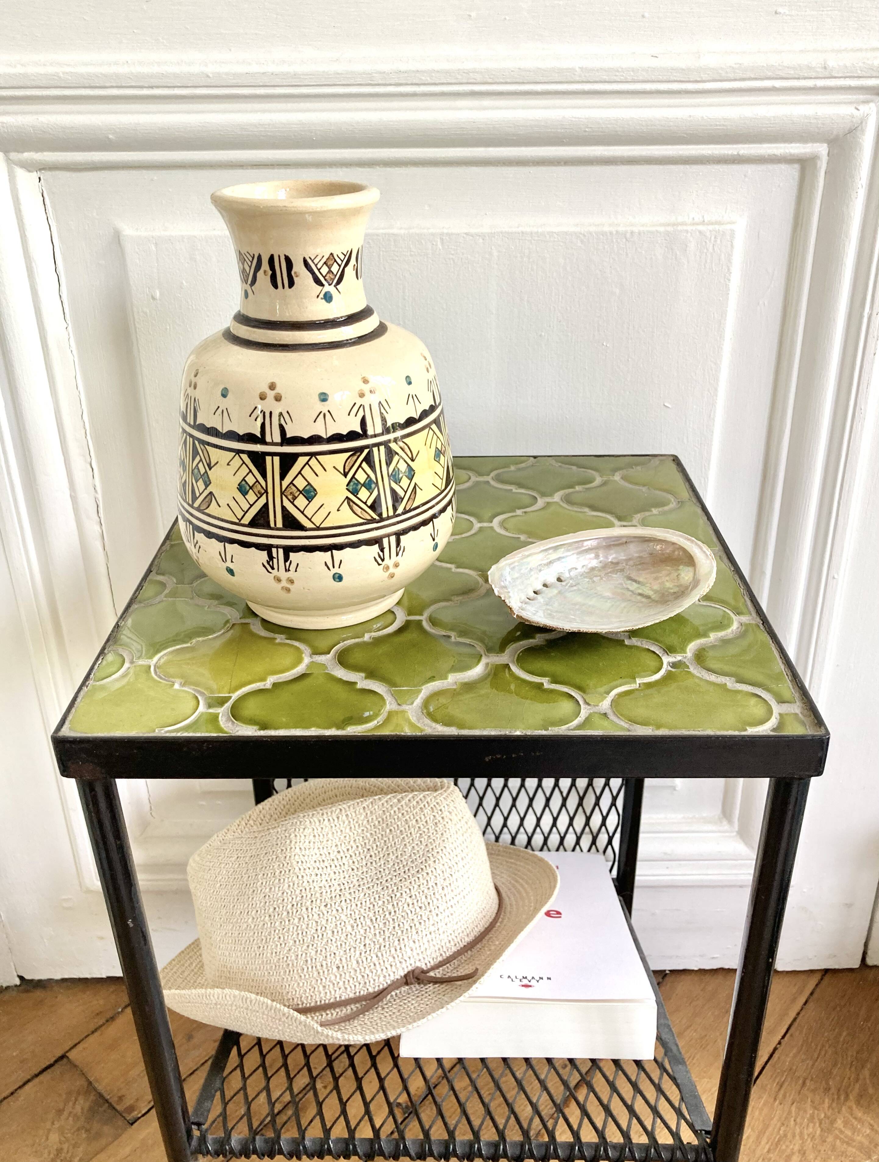 Handcrafted pottery vase