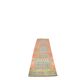Tapis de couloir vintage antique orange corail, 74 x 334 cm