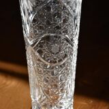 Bohemian crystal vase