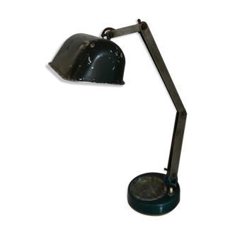 Bee-type lamp enamelled vintage marble 1930 - 40cm