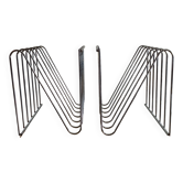 Paire de porte-revue ou vinyle "Z" attribués à François Arnal