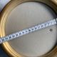 Golden round frame